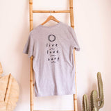 'Live, love, surf' T-Shirt *unisex*