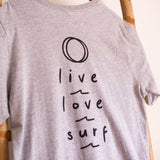 'Live, love, surf' T-Shirt *unisex*