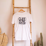 'Retro Cliff' T-Shirt *unisex* white