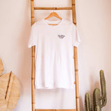 'Retro Cliff' T-Shirt *unisex* white