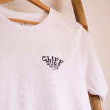 'Retro Cliff' T-Shirt *unisex* white