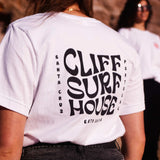 'Retro Cliff' T-Shirt *unisex* white