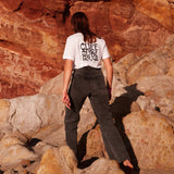 'Retro Cliff' T-Shirt *unisex* white