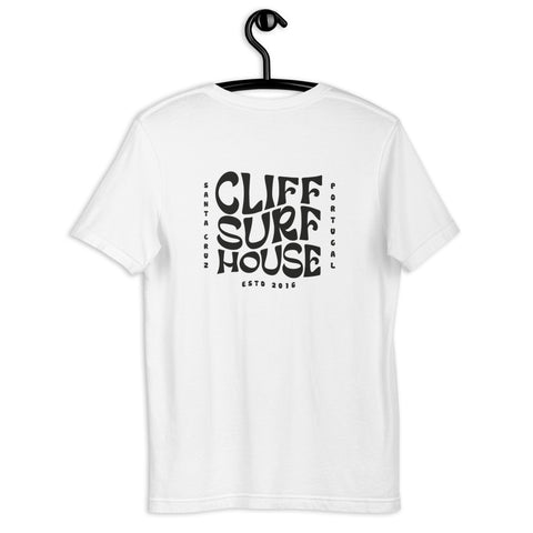 'Retro Cliff' T-Shirt *unisex* white